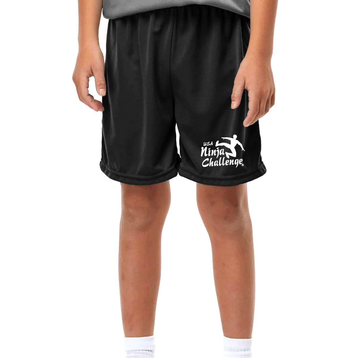 Black Ninja Shorts - Youth – USA Ninja Challenge